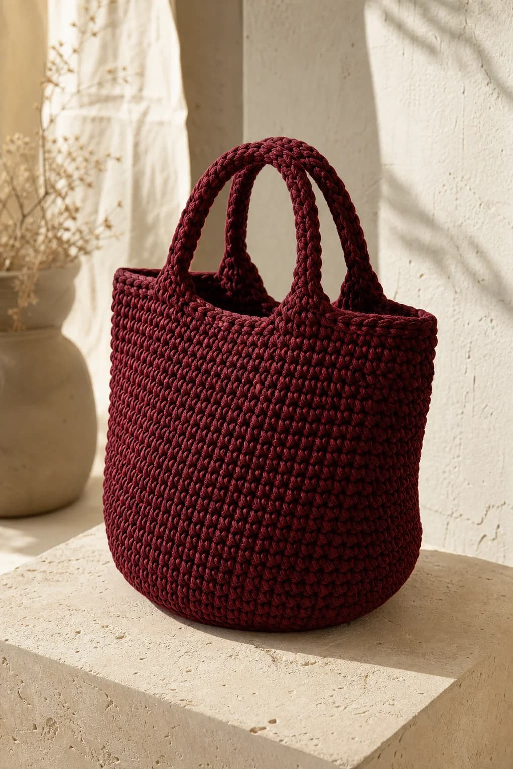 The Solstice Tote — illustrative crochet design